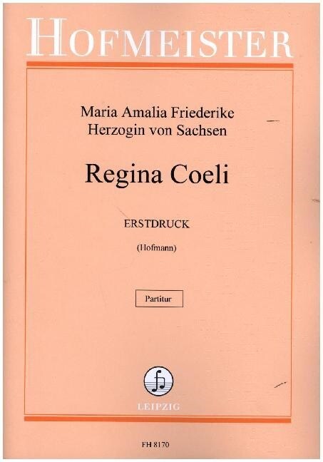 Regina Coeli, Chor und Orchester, Partitur (Sheet Music)