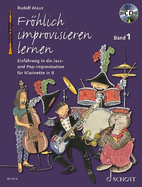 Frohlich improvisieren lernen - Klarinette in B, m. Audio-CD. Bd.1 (Sheet Music)