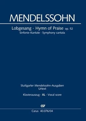 Lobgesang (Klavierauszug XL) (Sheet Music)