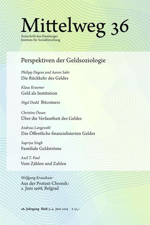 Perspektiven der Geldsoziologie (Paperback)