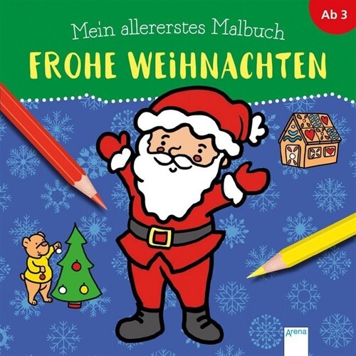 Mein allererstes Malbuch - Frohe Weihnachten (Paperback)