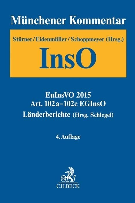 EuInsVO 2015, Art. 102a-102c EGInsO, Landerberichte (Hardcover)