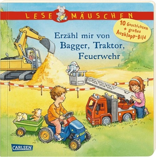Erzahl mir von Bagger, Traktor, Feuerwehr (Board Book)