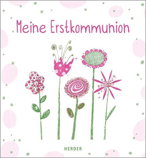 Meine Erstkommunion Erinnerungsalbum Blumen (Hardcover)