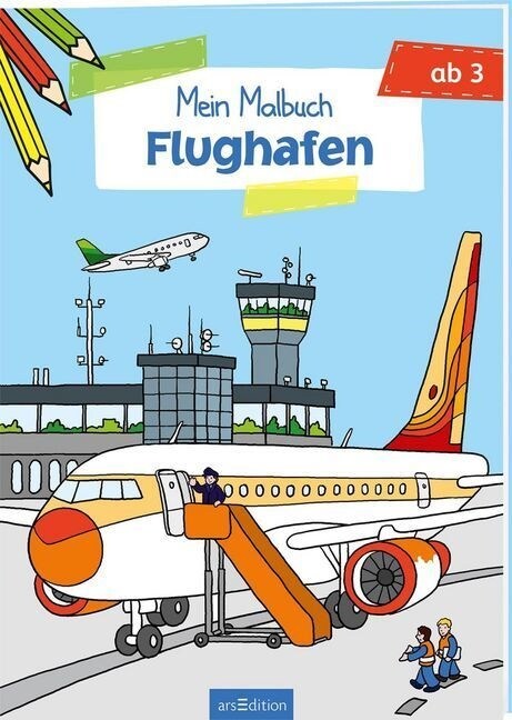 Mein Malbuch - Flughafen (Paperback)