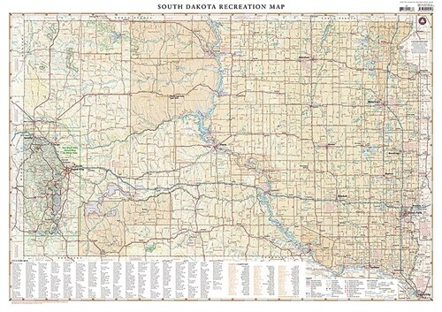 South Dakota Recreation Map (Other, 2021, Revised)