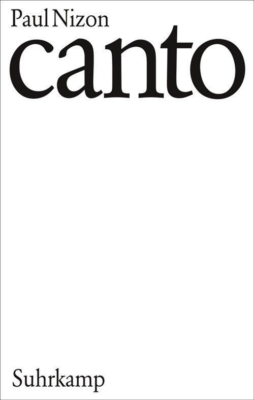 Canto (Hardcover)