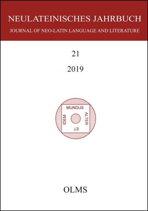 Neulateinisches Jahrbuch 2019 (Paperback)