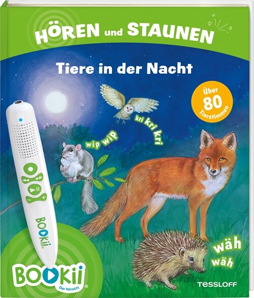 BOOKii Horen und Staunen - Tiere in der Nacht (Hardcover)