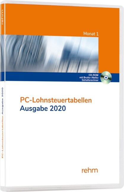 PC-Lohnsteuertabellen 2020 Netzwerkversion, CD-ROM (CD-ROM)