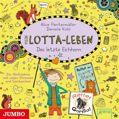 Mein Lotta-Leben. Das letzte Eichhorn [16], Audio-CD (CD-Audio)