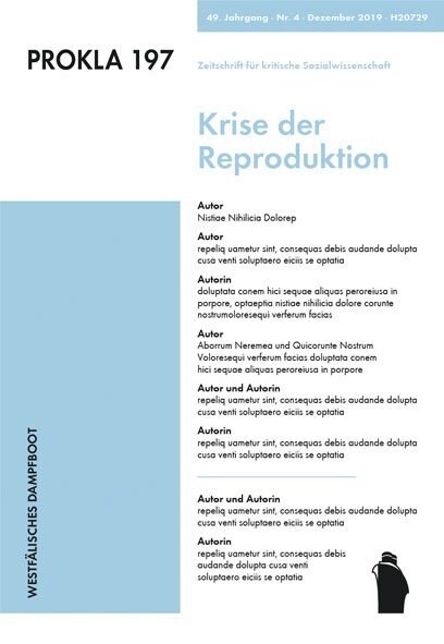 Krise der Reproduktion (Paperback)