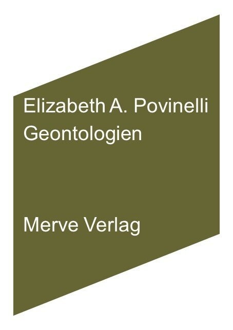 Geontologien (Book)