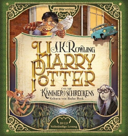 Harry Potter und die Kammer des Schreckens, 10 Audio-CD (CD-Audio)