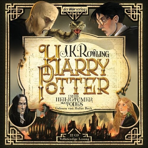 Harry Potter und die Heiligtumer des Todes, 22 Audio-CD (CD-Audio)
