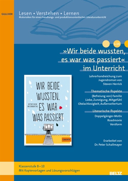 Wir beide wussten, es war was passiert im Unterricht (Pamphlet)