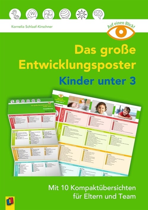 Auf einen Blick: Das große Entwicklungsposter - Kinder unter 3 (Poster)