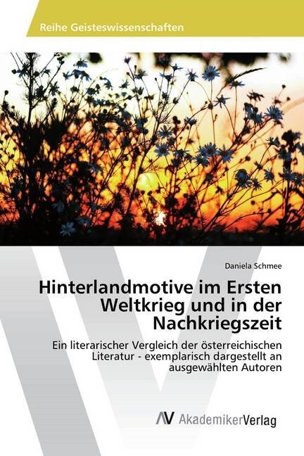 Hinterlandmotive im Ersten Weltkrieg und in der Nachkriegszeit (Paperback)