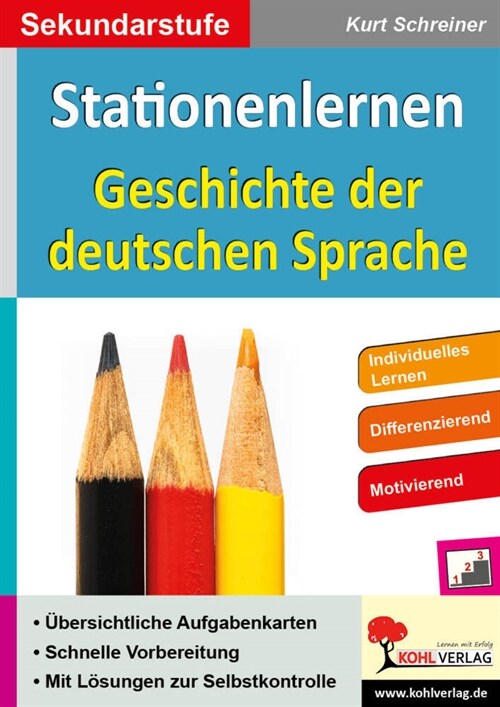 Stationenlernen Geschichte der deutschen Sprache (Paperback)
