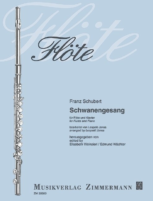 Schwanengesang, Flote und Klavier (Sheet Music)