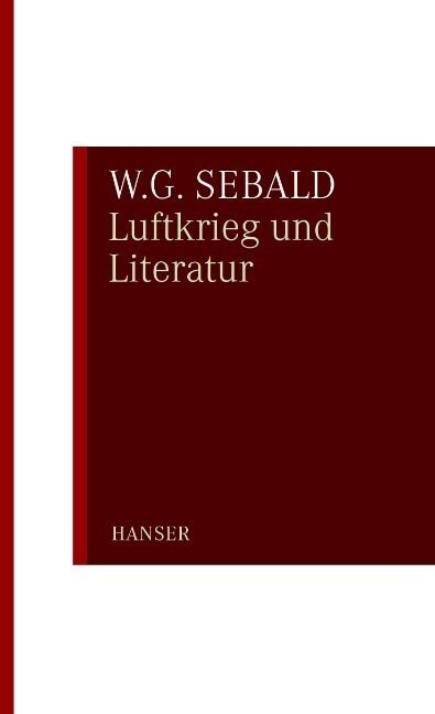 Luftkrieg und Literatur (Hardcover)