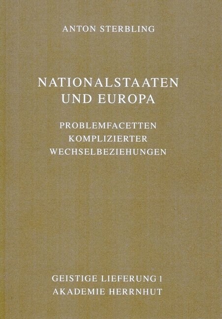 Nationalstaaten und Europa (Paperback)