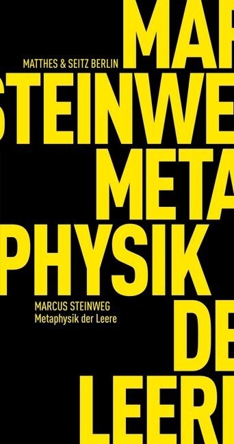 Metaphysik der Leere (Paperback)