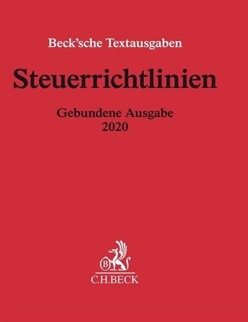 Steuerrichtlinien Gebundene Ausgabe 2020 (Hardcover)