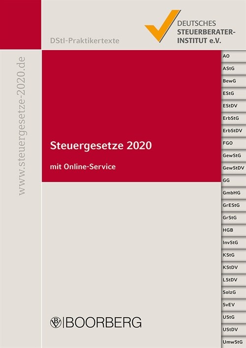 Steuergesetze 2020 (Paperback)