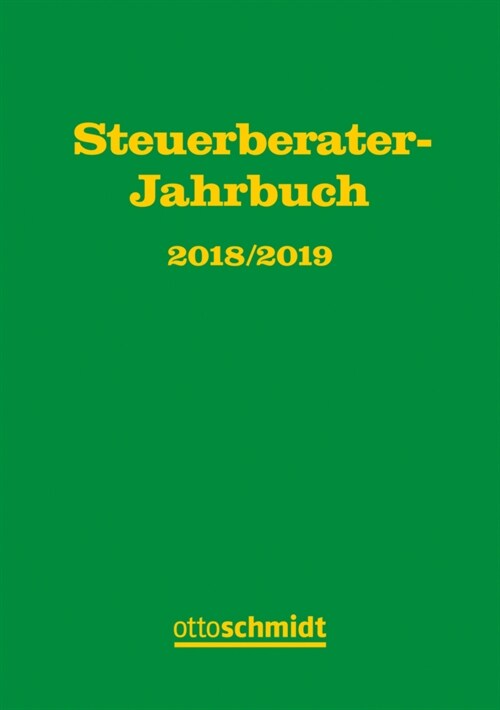 Steuerberater-Jahrbuch 2018/2019 (Hardcover)