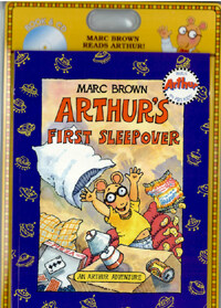 Arthur's First Sleepover (책 + CD 1장) -Marc Brown Reads Arthur! - An Arthur Adventure