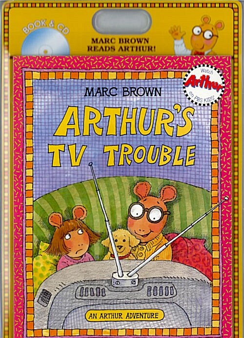 [중고] Arthur‘s TV Trouble (책 + CD 1장) -Marc Brown Reads Arthur!