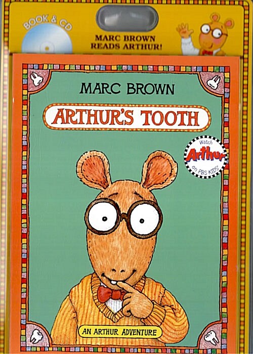 [중고] Arthurs Tooth (책 + CD 1장) -Marc Brown Reads Arthur!