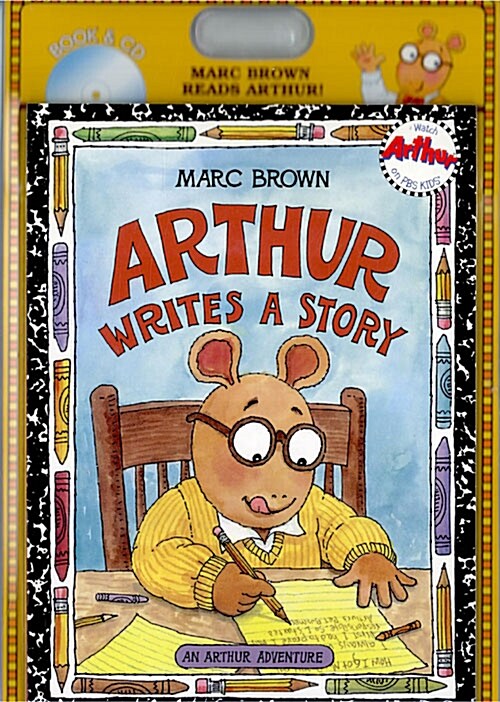 Arthur Writes a Story (책 + CD 1장) -Marc Brown Reads Arthur!