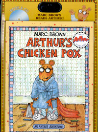 Arthur's Chicken Pox (책 + CD 1장) -Marc Brown Reads Arthur! - An Arthur Adventure
