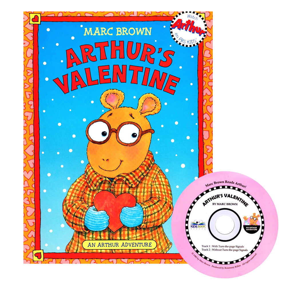 [중고] Arthur‘s Valentine (책 + CD 1장) -Marc Brown Reads Arthur! (Paperback + CD)