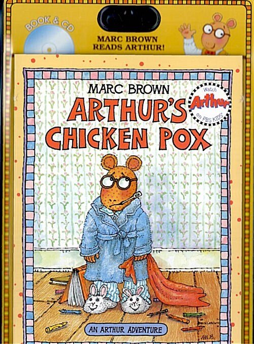 [중고] Arthurs Chicken Pox (책 + CD 1장) -Marc Brown Reads Arthur!