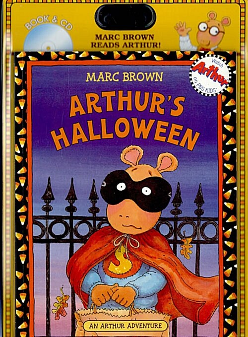 [중고] Arthurs Holloween (책 + CD 1장) -Marc Brown Reads Arthur!