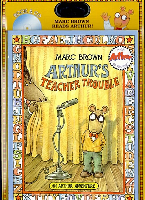 [중고] Arthur‘s Teacher Trouble (책 + CD 1장) -Marc Brown Reads Arthur!
