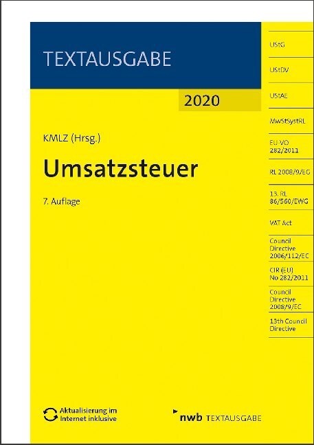 Umsatzsteuer, m. 1 Buch, m. 1 Online-Zugang (WW)