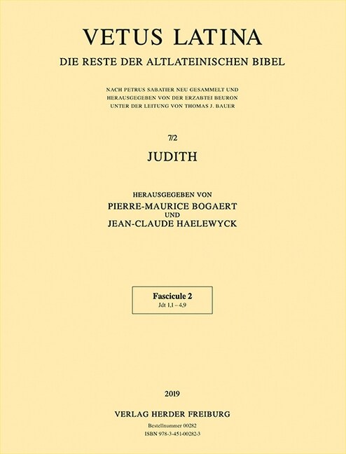 Judith: Fascicule 2: Jdt 1,1 - 4,9 (Paperback, 1. Auflage)