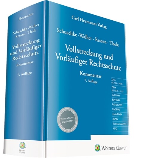 Vollstreckung und Vorlaufiger Rechtsschutz, Kommentar (Hardcover)