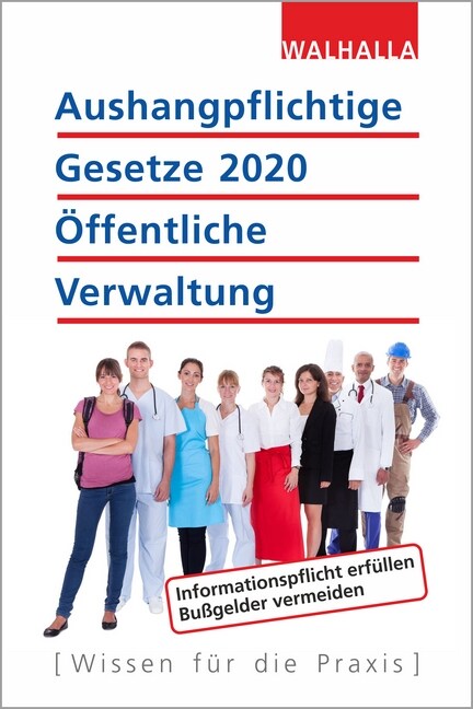 Aushangpflichtige Gesetze 2020 Offentliche Verwaltung (Paperback)