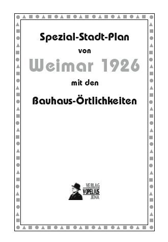 Spezial-Stadt-Plan von Weimar 1926 (Sheet Map)