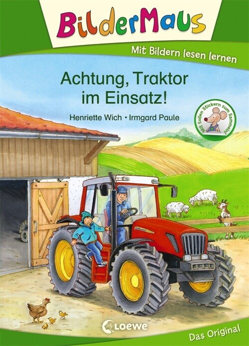 Bildermaus - Achtung, Traktor im Einsatz! (Hardcover)