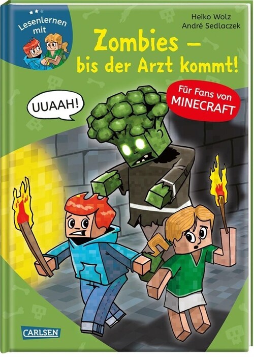 Lesenlernen mit Minecraft: Zombies - bis der Arzt kommt! (Hardcover)