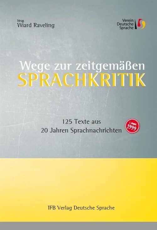 Wege zur zeitgemaßen Sprachkritik (Book)