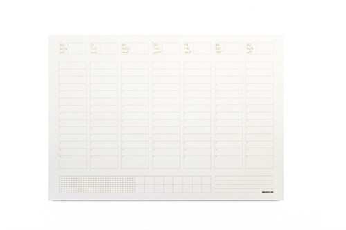 Wochenplanerblock und Mousepad (Calendar)