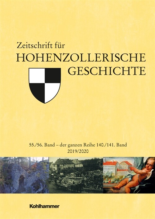 Zeitschrift Fur Hohenzollerische Geschichte: 55./56. Band 2019/2020 (Hardcover)