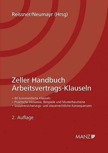 Zeller Handbuch Arbeitsvertrags-Klauseln (Hardcover)